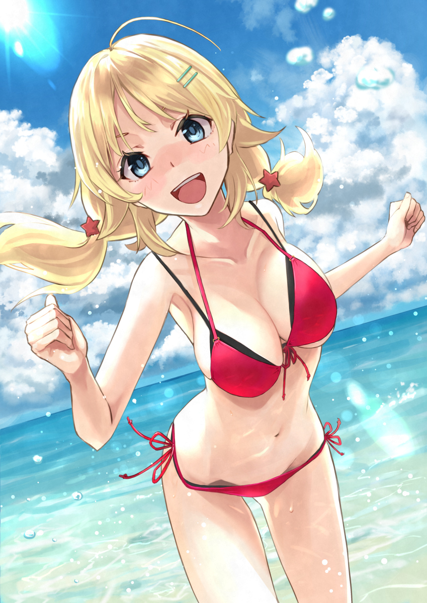 「そろそろ新しいの描きたい #ビキニの日 」|あしやひろのイラスト
