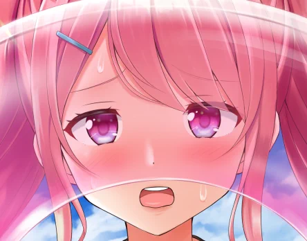 顔を隠そうとして(色々な意味で)全然隠れてない照れ屋な女の子  #ビキニの日 