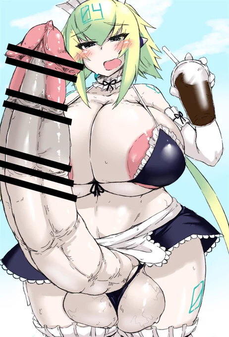 [R-18 ふたなり] エメラさん。おちんぽ差分。 