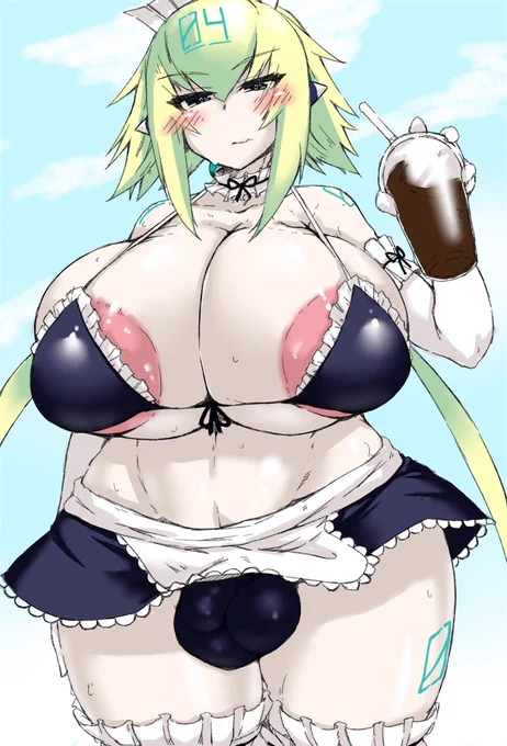 [R-18 ふたなり] エメラさん。おちんぽ差分。 