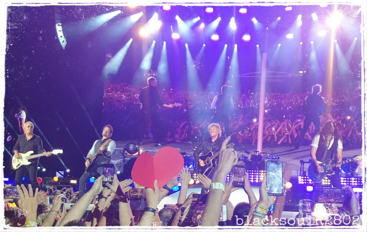 One year agoJuly 5th 2019Munich olympic stadiumWhat a night with wonderful people in the crowd and the love of my life on stageBest band ever #BonJovi  #foreverandaday