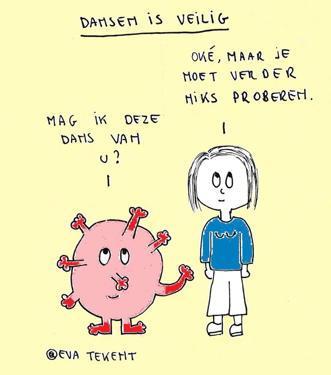 dewolfeva's tweet photo. Is #dansen veilig? #coronavirus #coronavirus @vanranstmarc https://t.co/YJxig9HcjS
