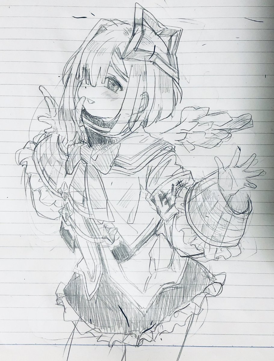 まだ感覚があるうちに天使描きました 