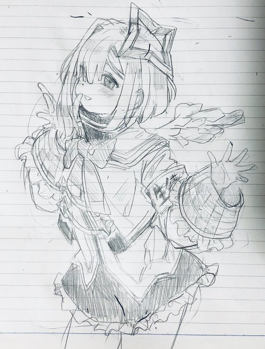 まだ感覚があるうちに天使描きました 