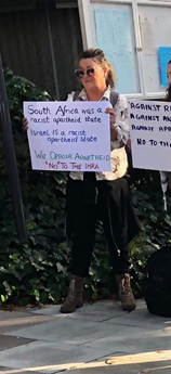 *Thread* Brighton Labour Councillor Nichole Brennan serves a city that finds its pride in tolerance.Backed by Momentum, she was first elected in 2019.It's a telling far left tale. Over and over, Brennan has tolerated antisemitic activism. So much so that she joins in. 1/16