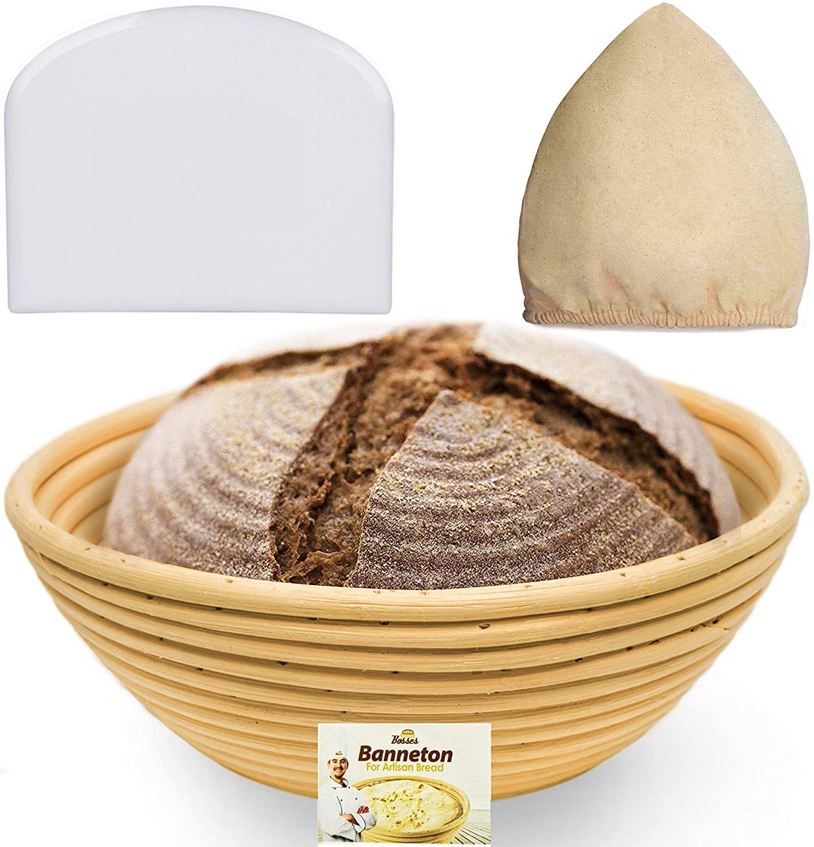 MakeEasyCakes's tweet photo. GIFTS FOR BAKERS: PERFECT FOR ANY RECIPE Holds 1.5 pounds of dough with 9 inch (D) x 3.5 inch (H) size bread proofer basket , works well with any recipe involving Flour Water Salt and Yeast. https://t.co/3AZsBCKth7
#ad https://t.co/rmM3TbaMSg