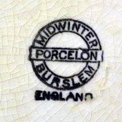 With wonderful nominative determinism, the wonderfully named Midwinter Pottery was founded by William Robinson Midwinter in Burslem, Stoke-on-Trent in 1910. Easilyone of the leaders in postwar tabelware fashions, in the 70s, it suddenly made a turn for the weird.