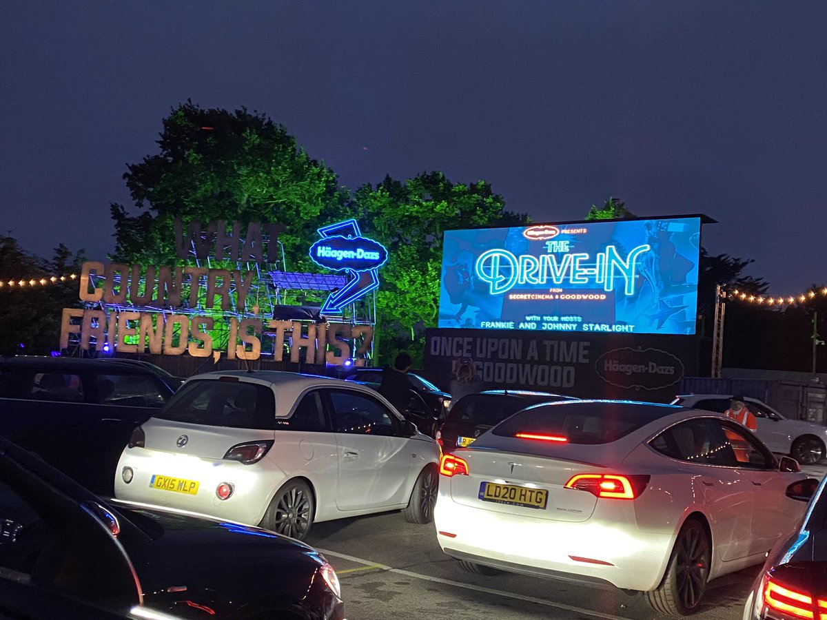 JesusonSunday's tweet photo. Last night I attended to the @secretcinema #secretdrivein at @fosgoodwood with @HaagenDazs_US  in support of @medicinema_charity  was pretty amazing. Get your tickets and head down!! #DontHoldBack https://t.co/48SRCkrwWC
