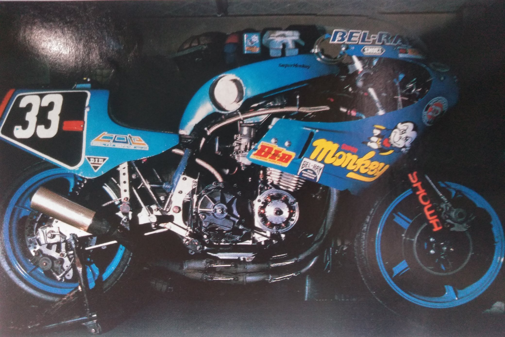 ニットー1/8 HONDA CB900F 完成品