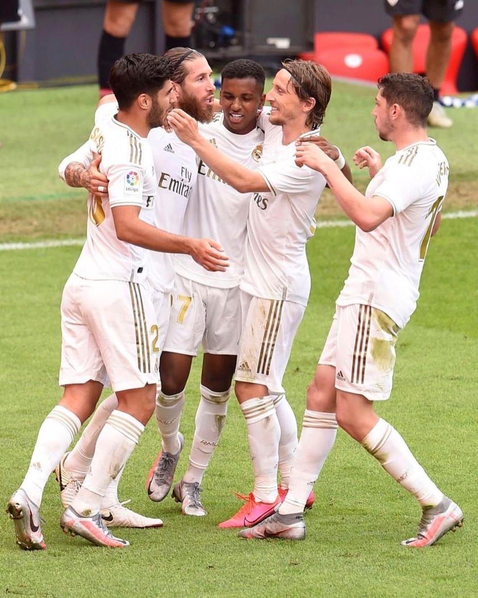 Partido difícil 
Encaminados 🔜🔜
+3 🙌🏻
#RMLiga #HalaMadrid <a href="/LaLiga/">LALIGA</a> <a href="/realmadrid/">Real Madrid C.F.</a>