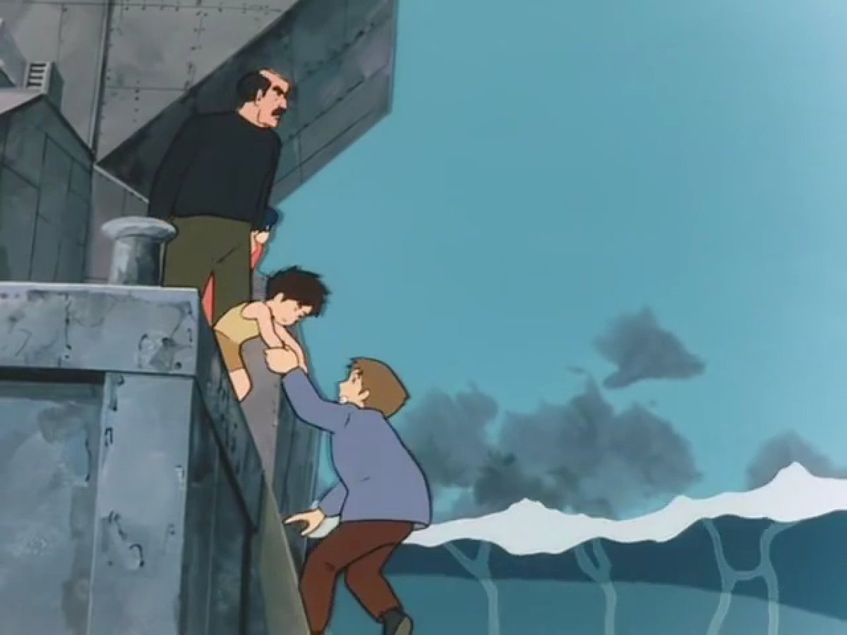 コバキン Kobakin En Twitter 未来少年コナン ストーリーの作り方 三幕構成の第２章というべきこの第９話 10話で 物語は これまでの コナン ラナ 対 インダストリア という構図から いよいよ 大異変 という地球規模の新たな展開へ突入します そして