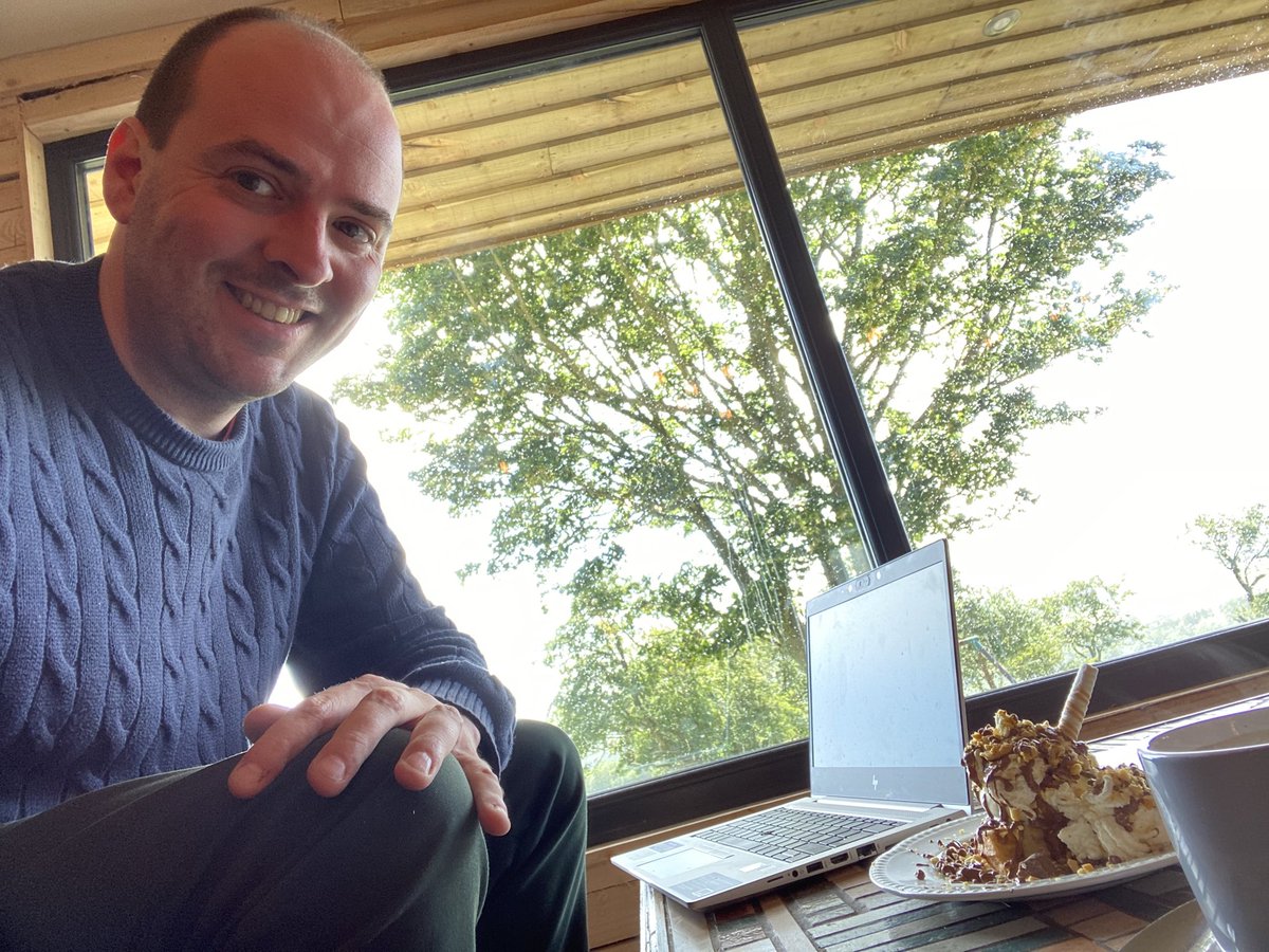 RicHolden's tweet photo. Sunday treat of a crunchie ice cream waffle at #TheDairyCafe between #NorthBitchburn & #Hunwick on a glorious if breezy day in #NorthWestDurham https://t.co/6FXF0XudSl