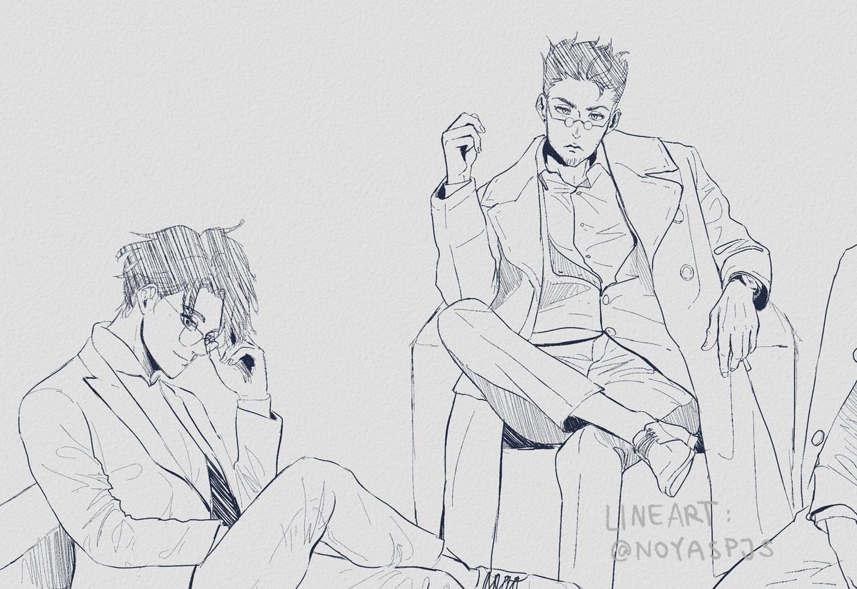 I just don't know if you're ready for wing, leorio and kite taking over????? #hxh 