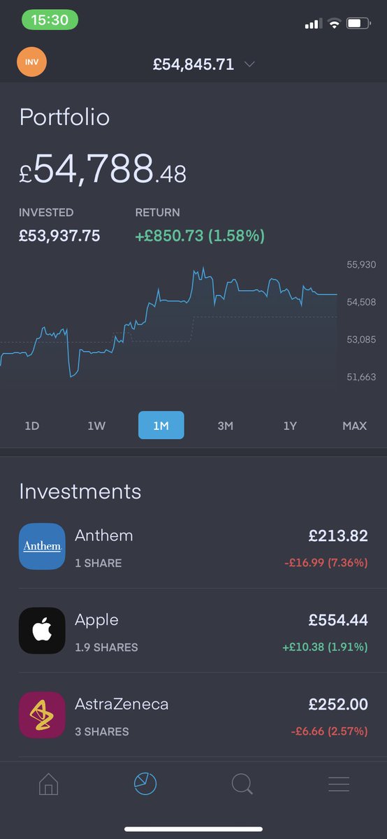 The_Original_BD's tweet photo. @Trading212 I’m struggling to find the new PIE feature on the app. My app is not allowing me to creat a Pie or for me to start auto trading. https://t.co/9GUStua1nH