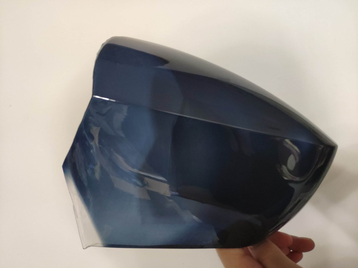 JtingF's tweet photo. Another free tinted visor raffle ~
This one has a bit of uneven tint, but is otherwise useable.
To enter :
Like
Retweet
Follow this account
Comment optional

Winner drawn on 7/15 !
Helmet files to go with this visor are on my patreon ～ https://t.co/MDbwGIBzxv