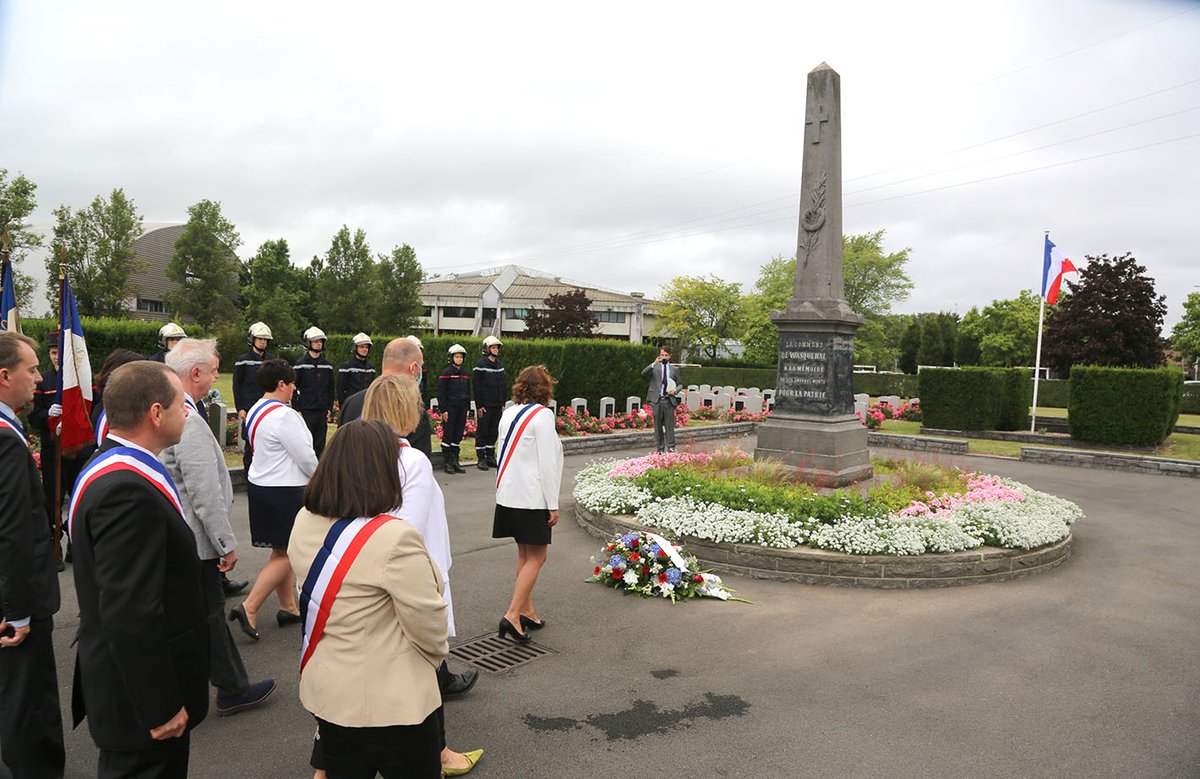 Aujourd’hui, le conseil municipal issu de l’élection du 28 juin dernier a installé Stéphanie DUCRET pour un nouveau mandat à la tête de la Ville #wasquehal