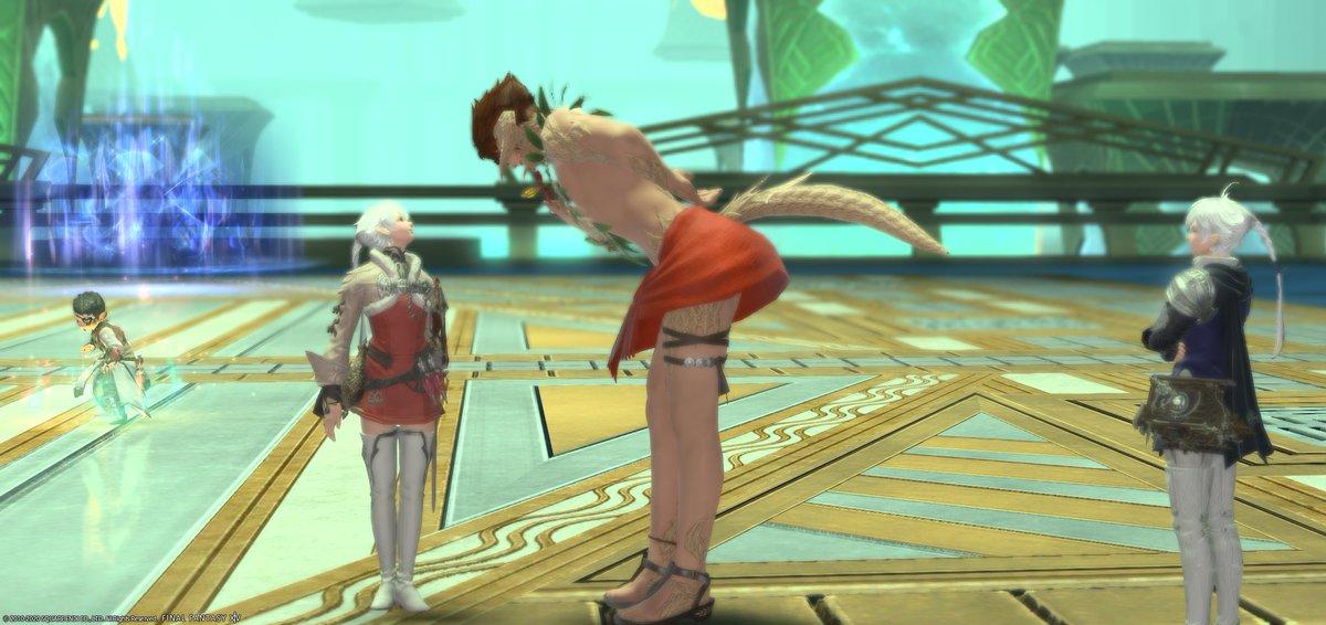 早速しぐちゃに教わったおしゃれ着を着てエキルレに来ました！！（水の方でよかった！！）