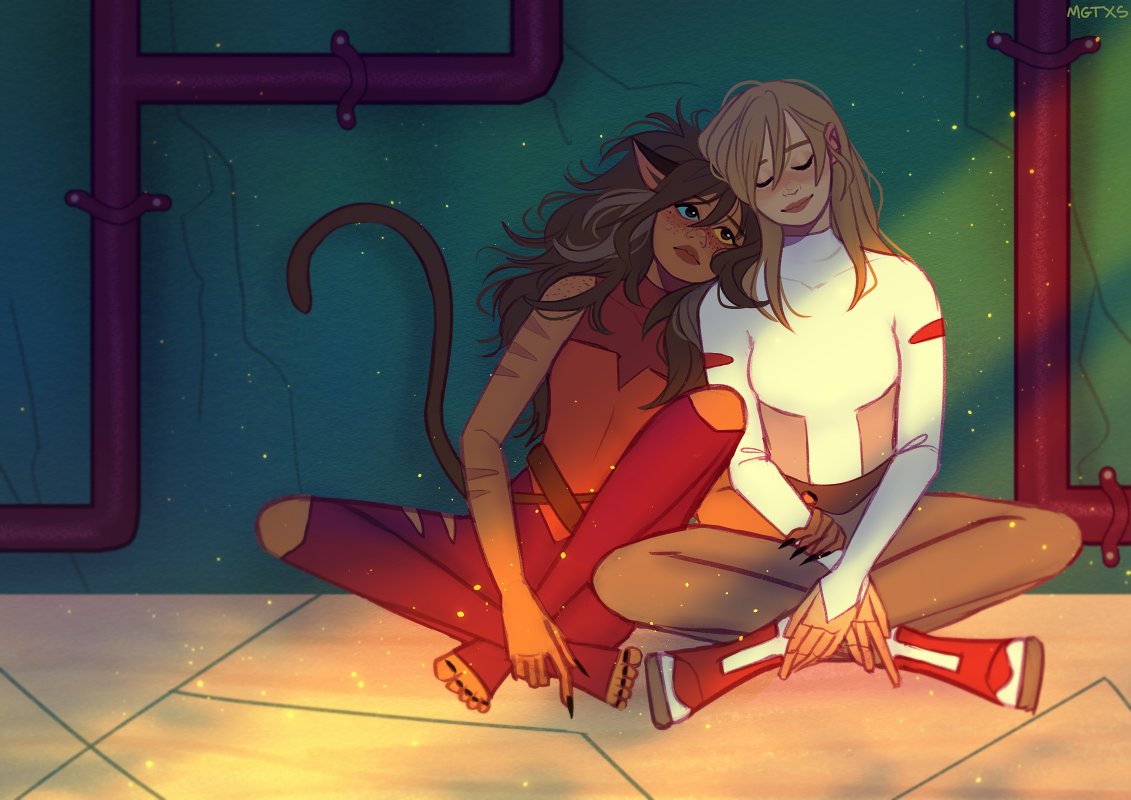 what would you do if we were childhood best friends who turned into enemies but then became lovers... and we were both girls😳👉👈💘
#shera #catradora #spop