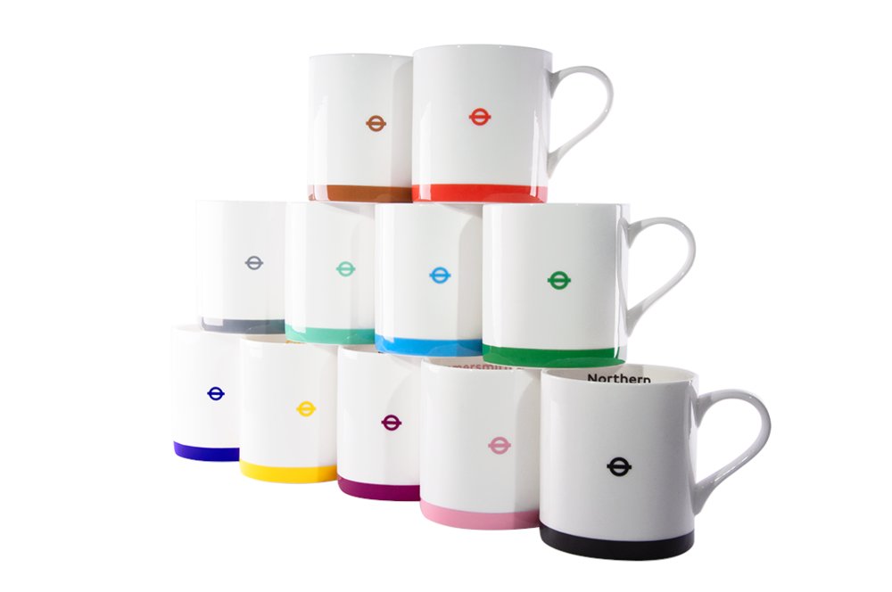 LDNCollections's tweet photo. The London Underground Tube Line Collection Mug is an attractive and stylishly designed fine china mug. Featuring iconic roundel and instantly recognisable colour palette of the London Underground tube lines. https://t.co/hwIDZ9GWIz #DesignedinLondon #madeforeveryone https://t.co/QboAxvVdqk