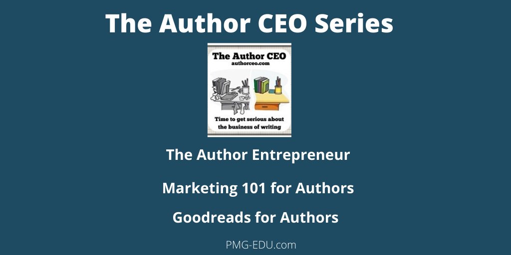 #Authors #librarians #communitycolleges Looking for programs to educate #writers on transitioning from writing to the business side of publishing? The Author CEO series does that. Online classes via Zoom. #libraries #writerscommunity #writersnetwork pmg-edu.com