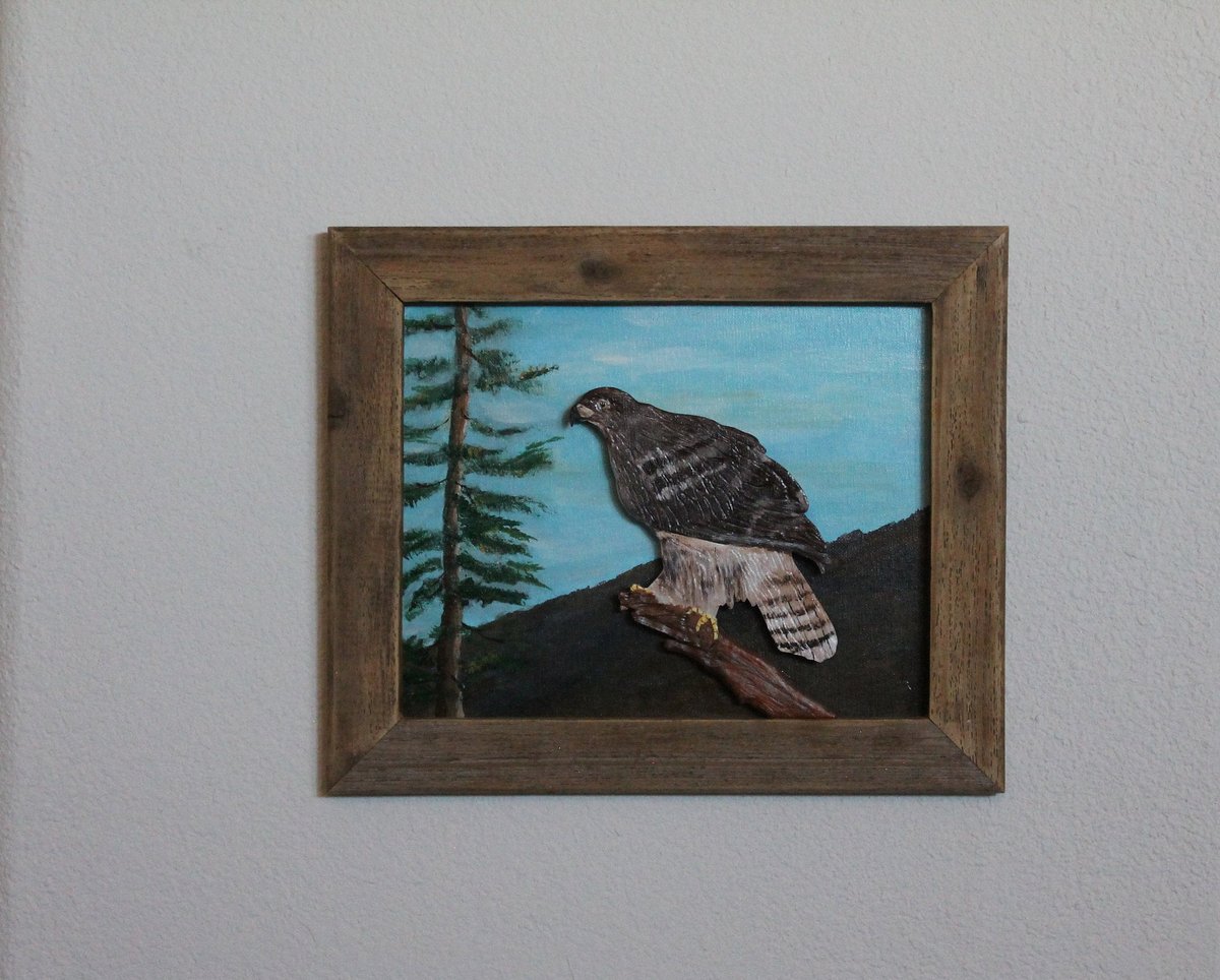 GaryBen80775694's tweet photo. Excited to share the latest addition to my #etsy shop: Rocky Mountain Redtail Hawk. Wood on Canvas acrylic painting12x16 barnwood framed. Original by Gary https://t.co/i9fcXphH0I #entryway #animal #horizontal #canvasboard #birdpainting #acrylicpainting #fineart #redtai https://t.co/evoXbtoY1g