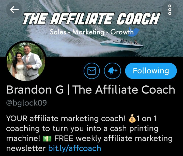  @bglock09 is here.Everything you see screams 1 thingAFFILIATE MARKETINGSome people are subtle while some loud.Both types works.