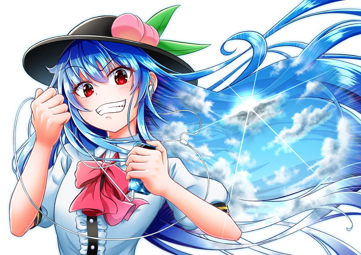 細崎 大流 今回描いたイラスト 比那名居天子 東方project