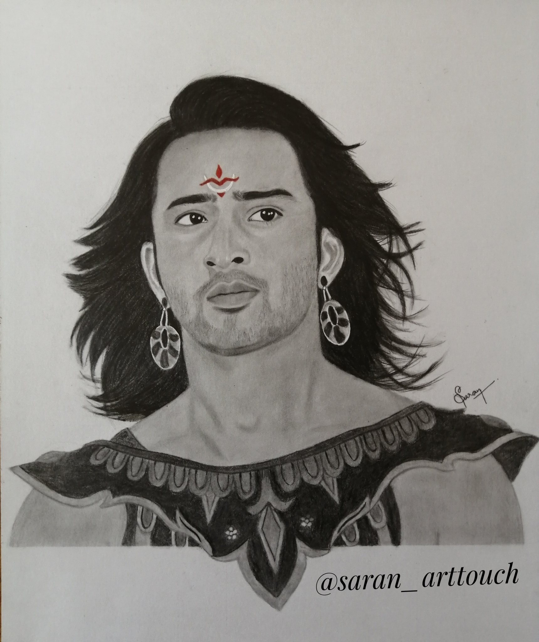 SourabhRaajJain OFC on X sketch by harsh gandhi krishna mahabharat  starplus saurabhraajjain httptcoAcxQIuK0WA  X