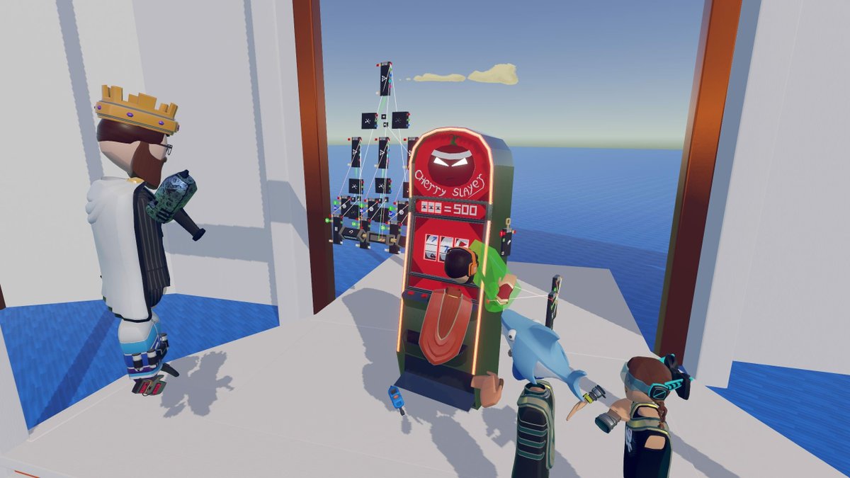 RRCreativeClub's tweet photo. If you are interested in creating in Rec Room or just want to learn some new techniques just drop by today at 10:30 am pt at our event https://t.co/A3XzZ5JpmI! Hope to see you there! #RecRoom #ios #oculus #ps4 #vr #art #creative #games #RecRoomDev #makerpenclass https://t.co/UfayN37ckR