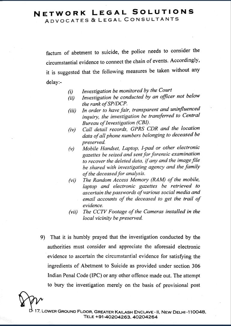 ApurvaU21's tweet photo. Advocate Amit Sahni @AdvAmitSahni made a complaint to Home Minister of Maharashtra State, Director of CBI &amp; @India_NHRC demanding CBI enquiry for Sushant Singh Rajput Case. 

This needs to taken up !!!

Kindly look into this @narendramodi @AmitShah

#PMModiCBIForSSR https://t.co/CsYUcIeQ5k