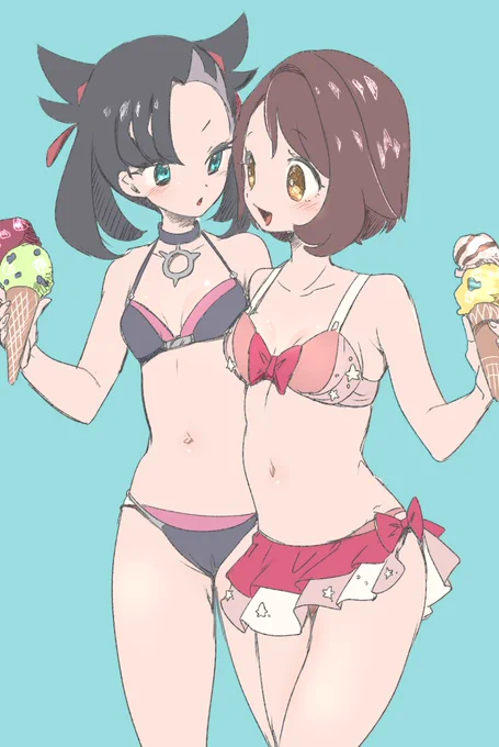 ビキニデートなユウマリ落書き 