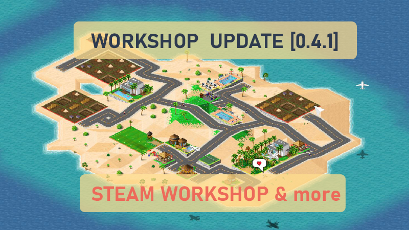 STEAM WORKSHOP Update [v0.4.1] 🏝️⛵️🚗🏝️
🙌🙌
create any kind of map in the Map Editor, add many complex events, show missions to the player and upload the map to the Steamworkshop.

steamcommunity.com/app/731650/all…

#Steamworkshop #SummerIslands #pixelart #gamedev #indiedev #indiegame