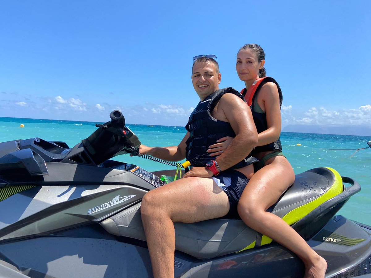 thecouple_ad's tweet photo. What a lovely morning for a ride with a jet ski. Thanks to @EscursioniPara1 for this possibility. If you ever pass in Sicily come to them in Scopello to rent one is the 🔝
#5luglio #follow #follo4folloback #follo #Likee #like #loveislove #adventures #jetski #Sicilia #sea #couple https://t.co/onfCmUwXtK