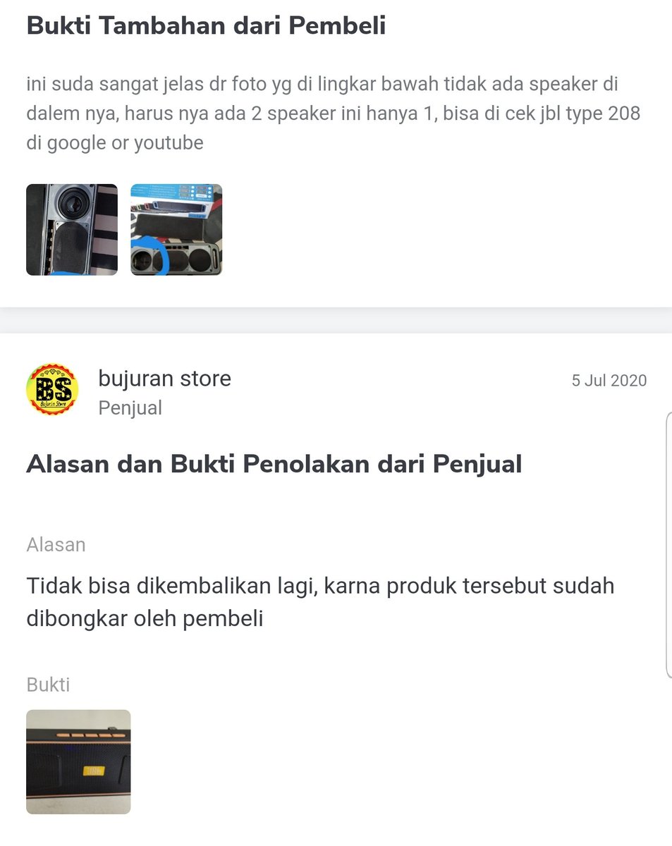 JohanDaDo's tweet photo. sangat jelas saia berikan bukti yg ada, itu pun bukti @tokopedia yg minta untuk bukti tambahan, sedangkan penjual kasi bukti dgn warna berbeda dan @tokopedia membenarkan.. disini saya sebagai pembeli yg di rugikan knp disudutkan.. aneh.. https://t.co/JQeeBVgzJf