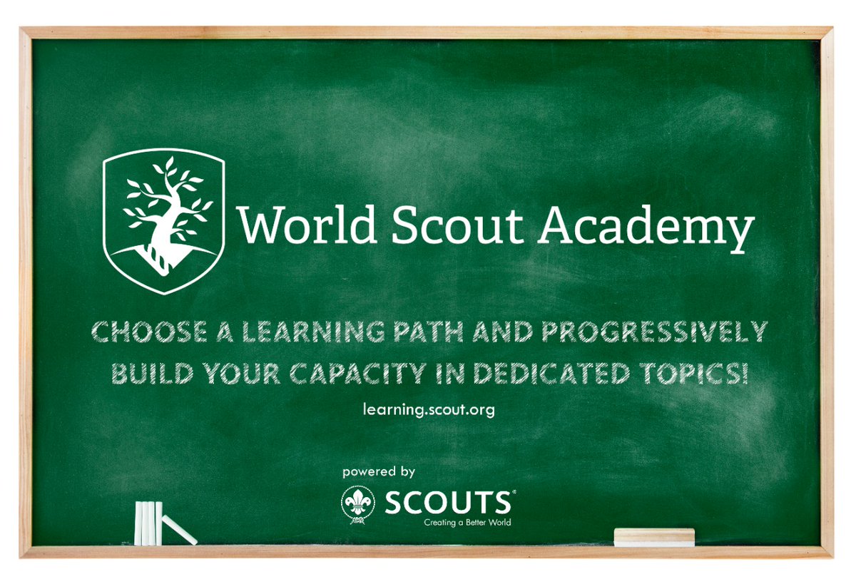 BSGTripuraState's tweet photo. Welcome to the World Scout Academy! 🏫

The World Scout Academy is WOSM’s new virtual learning platform for NSO leadership, Adults in Scouting and for the Young People in the Movement ⚜️ https://t.co/y6XR7G1F3q https://t.co/SN8fTGXeG5