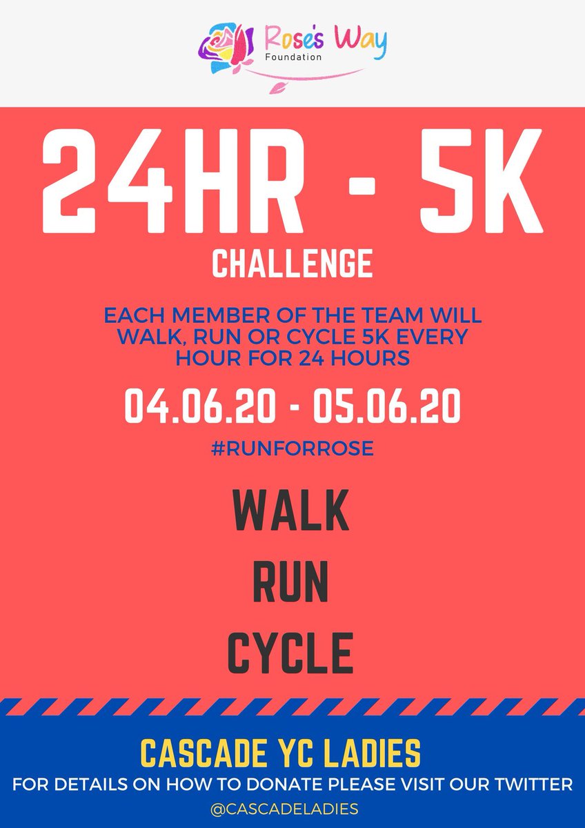 SianReesy's tweet photo. 10k at 7am @FoundationRoses
Well done to whole team, coaching staff & everyone that walked/cycled or ran in support of great causeππ―
Credit to @CascadeLadies for organising, going through the nightπ Money well raised!
Proud to be a part of this club
#runforrose
ππΉβ€ https://t.co/Q0YhipSnQV