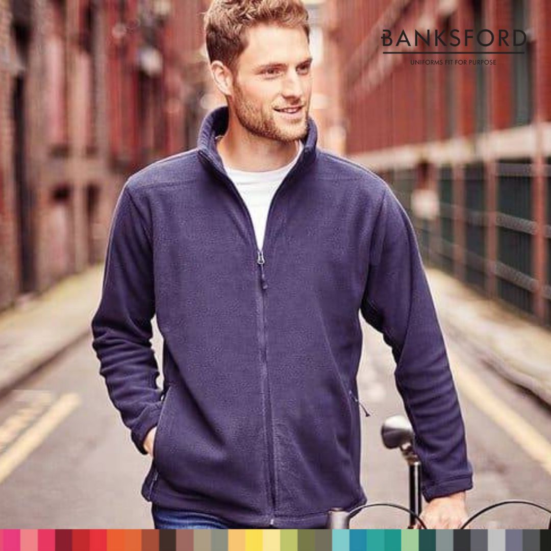 Feeling warm and looking smart! Check out our Full Zip Fleece Jackets at banksford.co.uk. 🛍️