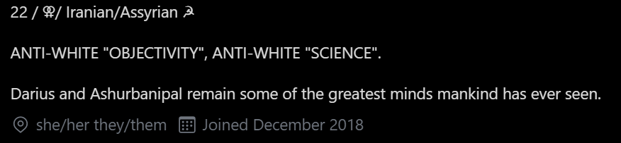 Part /4 Marxist-Leninist, Anime Lovers, Gender Pronouns, Hammer&Sickle, Not Open to Debate, Anti-White, Anti-Science