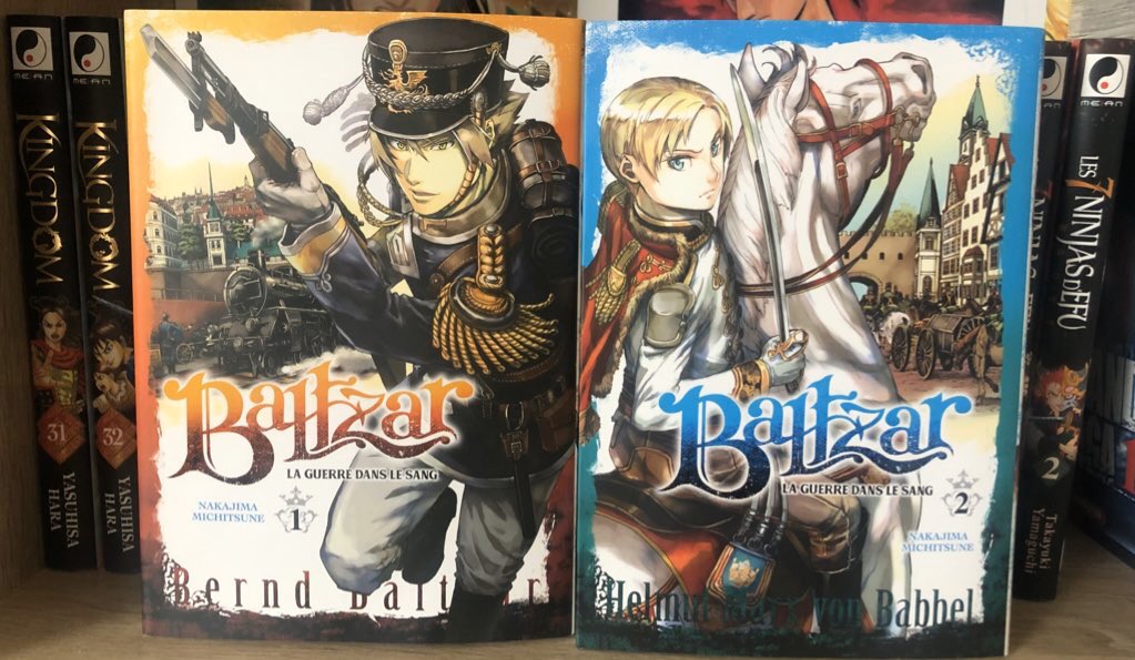 𝐁𝐀𝐋𝐓𝐙𝐀𝐑comme les 7 ninjas d'Efu, je possède les 2 premiers tomes de ce manga.