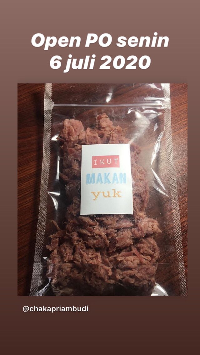 ChakaPriambudi's tweet image. Jual #cornedbeef #dagingsapi bisa dibeli di tokopedia atau pesan langsung via whatsapp ke 081294993233 #corned #ikutmakanyuk #tanpapengawet #nonmsg