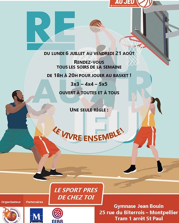 MossonBasket's tweet photo. Le basket lève toutes les barrières et rassemble toutes les générations réunies autour d'une passion. Le club accueille quiconque adhère à ses valeurs. 
Tous les soirs du lu. au ve. de 18h à 20h, viens jouer au basket à la paillade. #bienvivreensemble https://t.co/ndohePzwOT