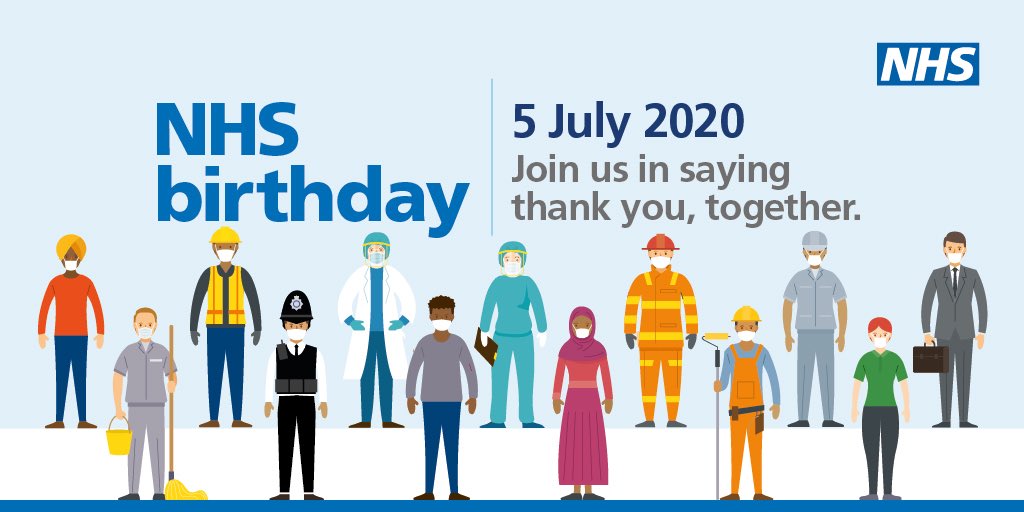 LOCSU's tweet photo. Today we wish Happy Birthday to the #NHS #NHSBirthday #NHS72 #NHSheroes https://t.co/cbP64Zyr87