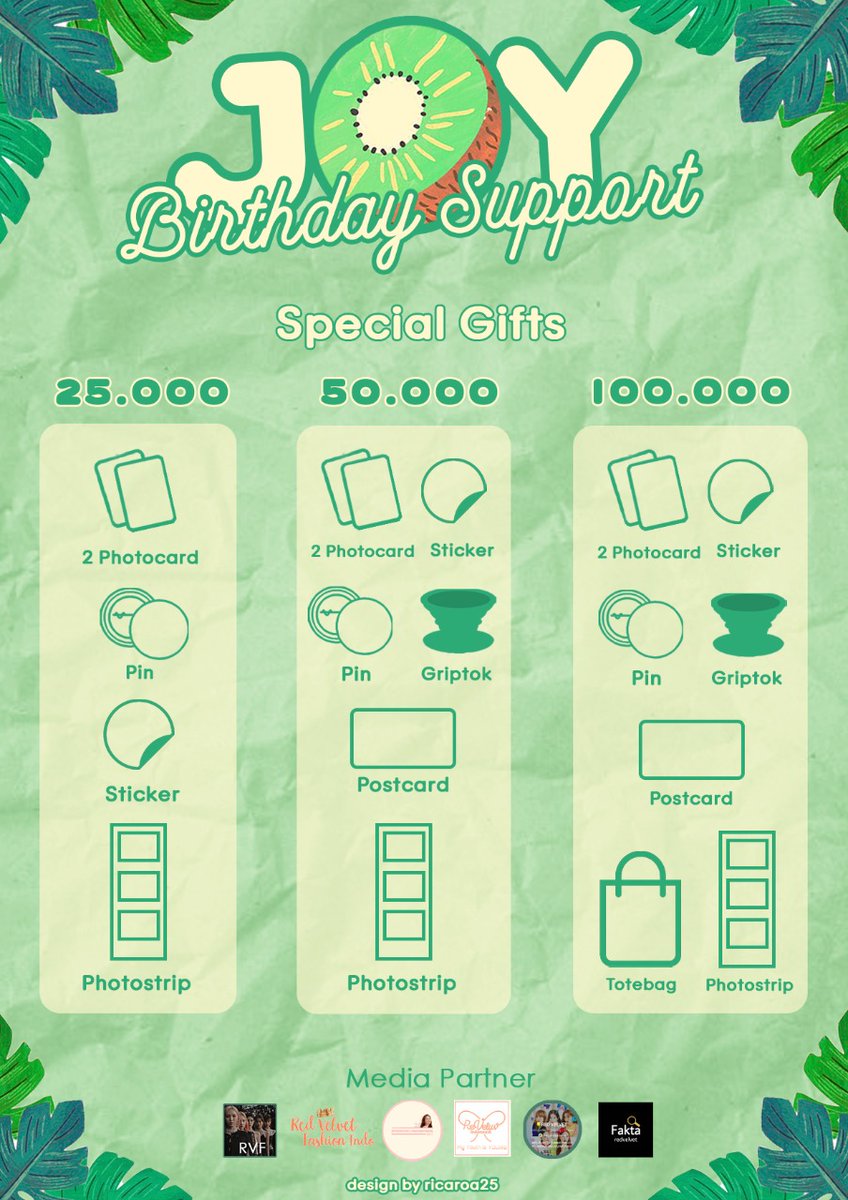 redvelfess's tweet photo. 💚🎂 JOY BIRTHDAY SUPPORT 🎂💚

@partofjoysworld membuka donasi untuk mendukung perayaan ulang tahun Joy yang ke-25 tahun. 

Hasil donasi akan diberikan kepada @DC_JOY_ 

Periode donasi: 11 Juni - 31 Agustus 2020

Link Donasi:
https://t.co/xF2wyL7qL8

#Joy #RedVelvet @RVsmtown https://t.co/jzGcLEa9x7