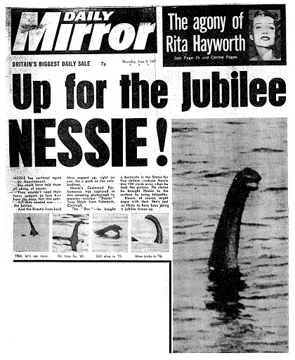 And I think that we might apply a similar explanation to Shiels’s 1977  #Nessie photo. It's some sort of art project, designed to evoke response in the media and among the public, and put out there to invoke wonder, be fun, and deliberately be controversial and perhaps unnerving.