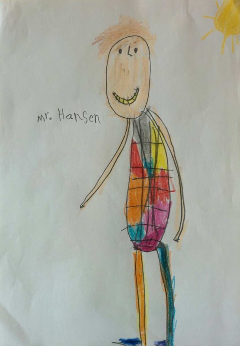 "These are drawings of my classroom teachers and my headteacher", said Miss S.👩‍🏫👨‍🏫🙂@MalvernValeOak