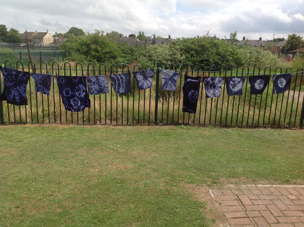 Tie dye fun back at school!