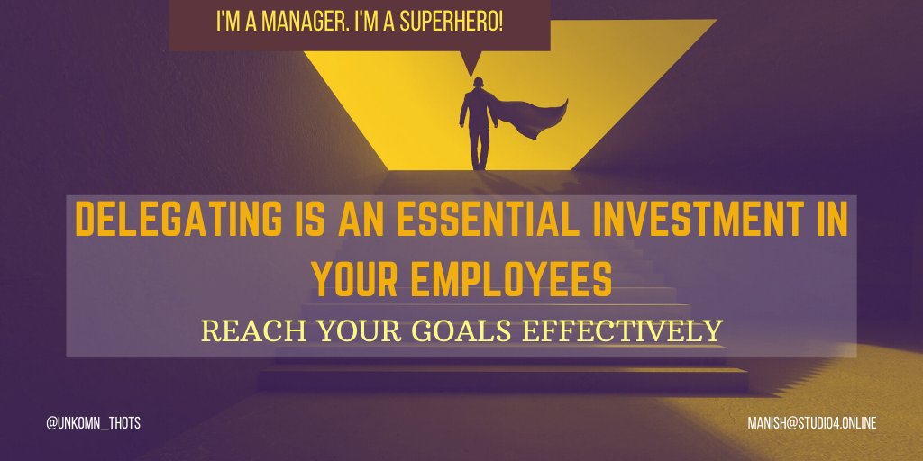 #SUCCESS isn’t about doing it ALL. It’s about knowing when to stop #micromanaging and start #delegating! We know it’s easier said than done but dont worry @google has compiled a 7-step plan to help you with just this bit.ly/2DciWJh <a href="/MSchneiderTwts/">Mike Schneider</a>