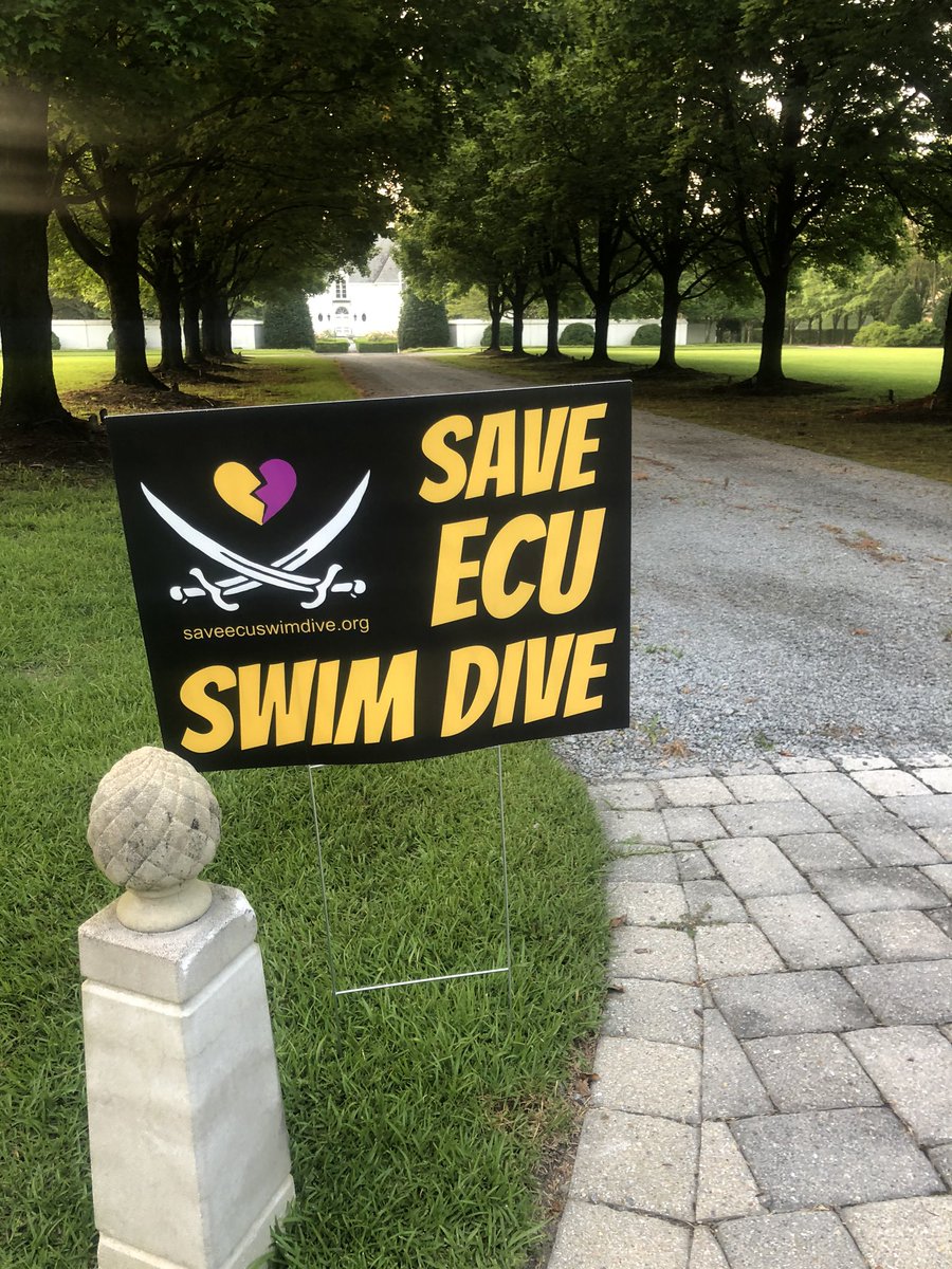 Save ECU Swimming and Diving tweet media