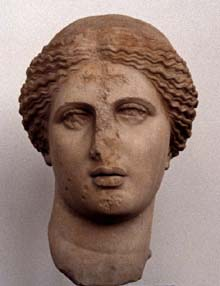 The first picture is a bust of the Goddess Aphrodite, her nose cut off & a cross branded on the forehead. The 2nd is a bust of Germanicus Julius Caesar, son of Nero Claudius. Once Rome fell to Christianity, these busts were vandalized by Christians bc they were seen as idols.