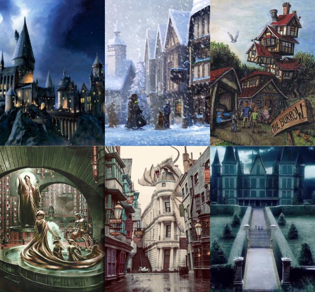 Potterweek's tweet photo. Curiosidades sobre os lugares mágicos de Harry Potter 

-A THREAD https://t.co/qG2bfxtagH